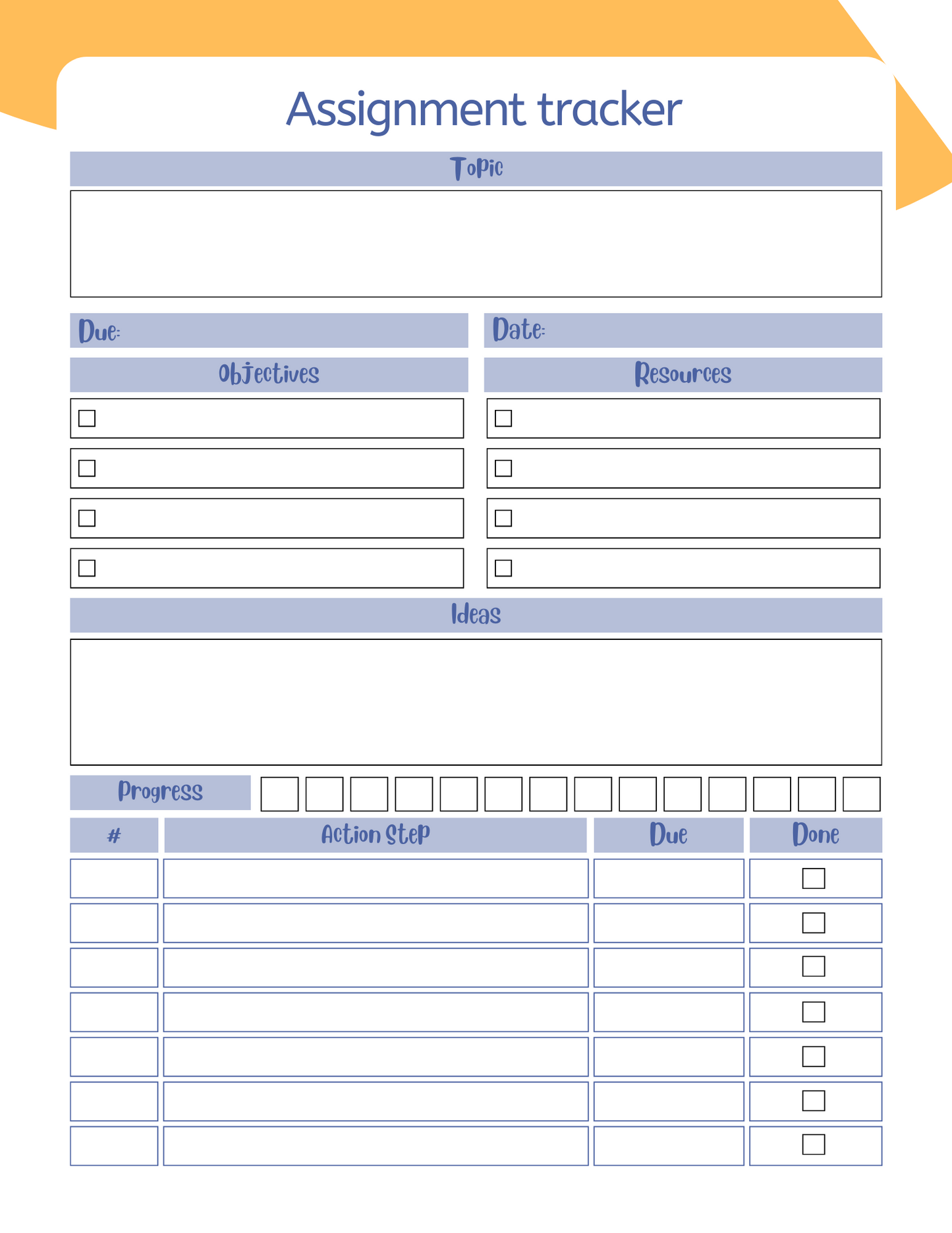 Detailed view of the lesson planning and report card template pages in the Homeschool Mastery Planner.