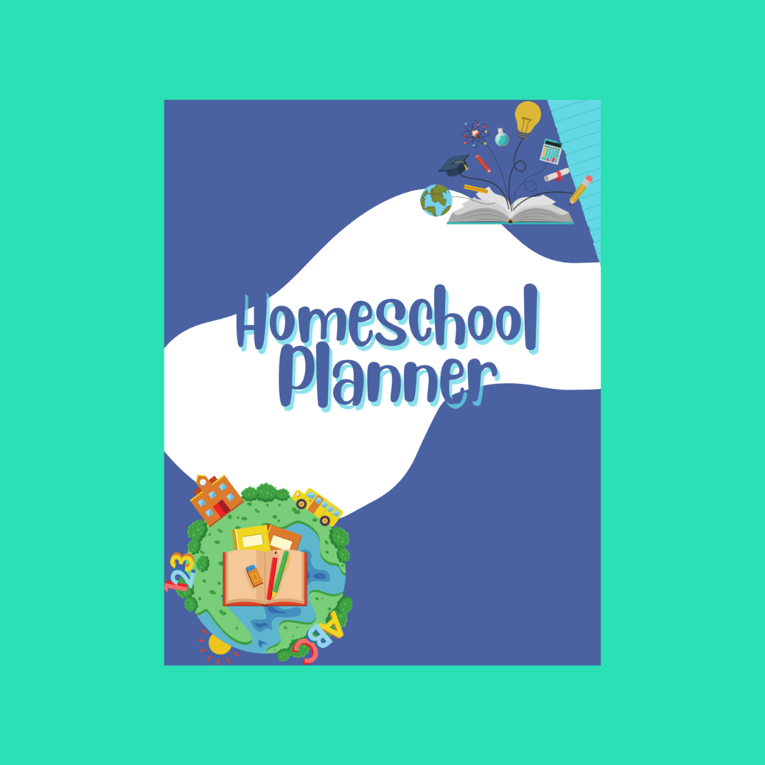 Detailed view of the lesson planning and report card template pages in the Homeschool Mastery Planner.