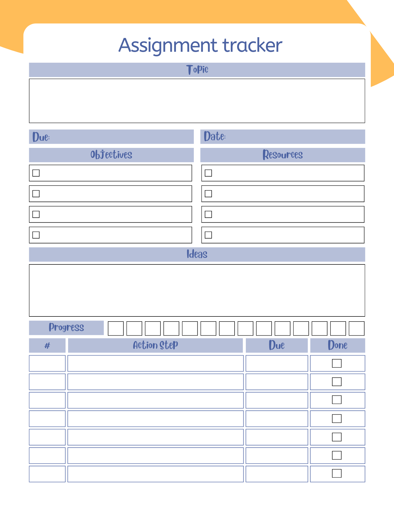 Detailed view of the lesson planning and report card template pages in the Homeschool Mastery Planner.